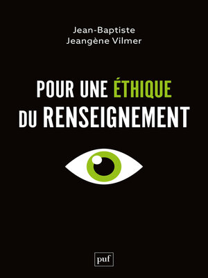cover image of Pour une éthique du renseignement